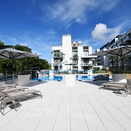 Апартаменти Nadmorskie Tarasy Navigator Baseny Sauna, Silownia Gratis