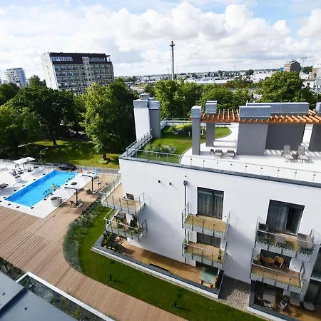 Апартаменти Nadmorskie Tarasy Navigator Baseny Sauna, Silownia Gratis