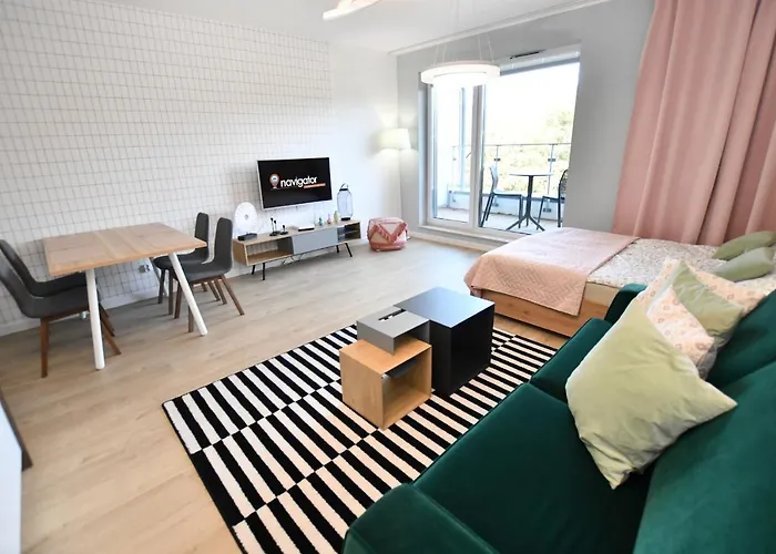 Apartament Nadmorskie Tarasy Navigator Baseny Sauna, Siłownia Gratis Kołobrzeg