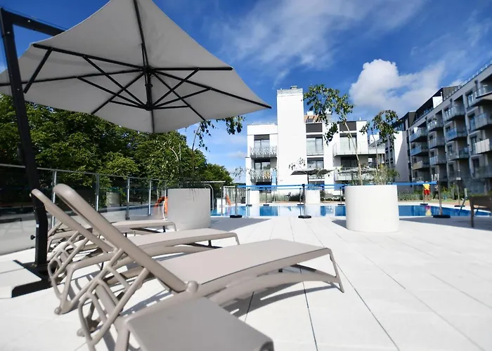 Apartament Nadmorskie Tarasy Navigator Baseny Sauna, Siłownia Gratis