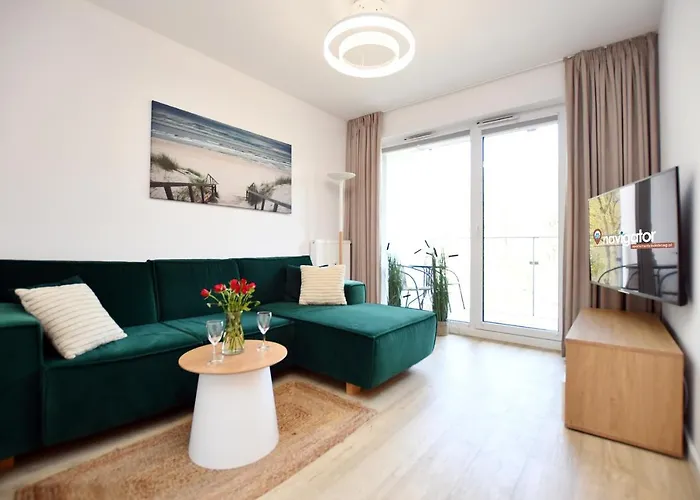 Apartament Nadmorskie Tarasy Navigator Baseny Sauna, Siłownia Gratis Kołobrzeg